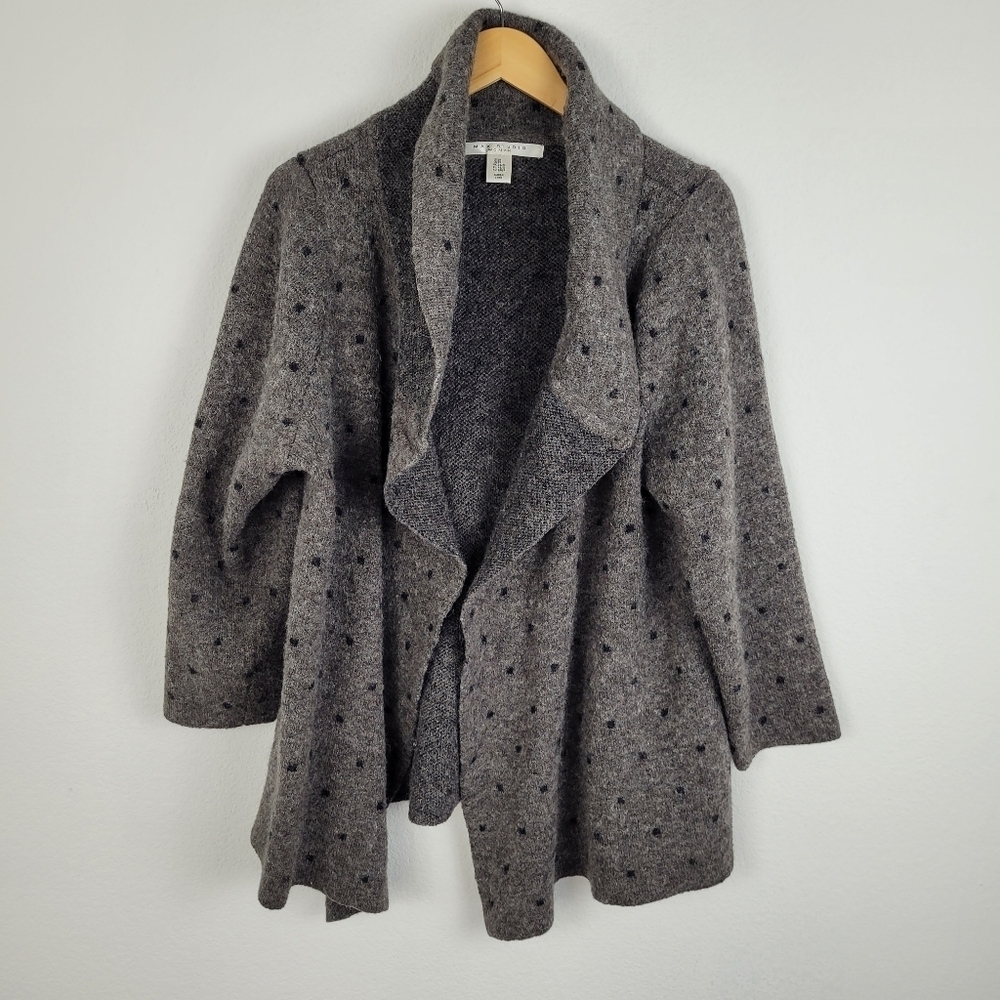 Max Studio wool poka dot cardigan sweater - Picture 10 of 10